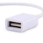 3.5mm Male AUX Audio Plug Jack to USB 2.0 Female Converter Cable MP3 Adapter al