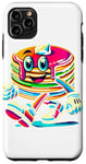 Coque pour iPhone 11 Pro Max Colorée Pop Art Crêpe Petit déjeuner Crêpes