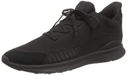 Fitflop VITAMIN FFX KNIT SPORTS TRAINERS Men's, BLACK MIX, 7.5 UK