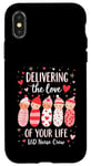 Coque pour iPhone X/XS Delivering the Love of Your Life – L&D Nurse Crew