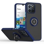 Royal Blue Tpu+Pc Ring Holder Case On Yhteensopiva Honor X8 5G:N Kanssa