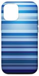 Coque pour iPhone 12/12 Pro Blue Horizon Multi Stripes Minimalist Fashion Vibes