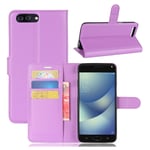 ASUS Zenfone 4 Max 5.5 (ZC554KL) eleganttinen nahkakotelo - Violetti