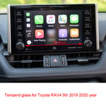 Wcnsxs Tempered glass screen protective film 5th 8 inch central control display car navigation protector,for Toyota RAV4 2019 2020