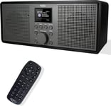 Dab 700 Ir Radio Internetwi-Fi,Avec Fm Et Dab+,Spotify Connect,Bluetooth,Lecteur Multimedia Usb,2 Haut-Parleurs Stereo De 10W,Fonction Reveil,Ecran Couleur