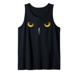 Big Owl Eyes beautiful owl lover wild bird of the night cool Tank Top