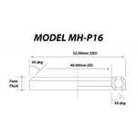 Merlin Replacement Headset Bearings - Single / 52mm x 40mm 7mm (45/45 Degree)