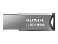 Adata Uv350 - Usb Flash-Enhet - 256 Gb - Usb 3.2 Gen 1 - Silver