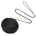 58mm Center-pinch Snap-on Front Lens Cap for Canon  DSLR 58 mm