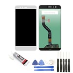 VITRE TACTILE+ ECRAN LCD pour HUAWEI P10 LITE BLANC + OUTILS + COLLE