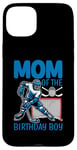 Coque pour iPhone 15 Plus Hockey Mom Of The Birthday Boy Hockey Family Matching gift