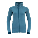 Devold Nibba Merino Jacket Hood ulljakke dame Moon GO 264 470 C 313A S 2024