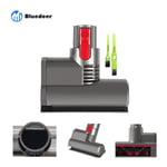 Bluedeer - Brosse Matelas Mini Turbo Motorisée compatible pour Dyson V8 V10 V11 Brosse à Dégagement Rapide pour Canapé, Siège de Voiture, Fauteuil,