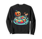 Happy Summerween Summer Halloween Ghost Sweatshirt