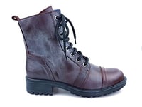 Pinto Di Blu Femme 79849 Combat Boot, Bordeaux, 40 EU