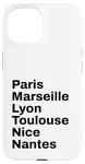 Coque pour iPhone 15 France Villes et villes Voyages