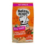 Barking Heads Complete Dry Dog Food 12kg - Adult Big Foot (Large Breed) Bowl Lickin' Goodness Chicken - Natural Everyday Immunity & Vitality - Vet Approved