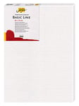 Kreul 66070-Solo Goya Stretched Canvas Basic Line, châssis env. 60 x 70 cm, avec Toile en Coton 4 Fois apprêtée, pour Huile, Acrylique et Gouache, White