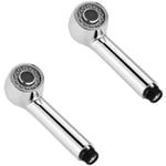 2 pack Douchette de Robinet Chromé Douche d'Evier avec 2 Types de Jet Tête de Douche pour Robinet Mitigeur Cuisine