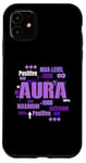 iPhone 11 Purple Max Aura Purple Color Graphic Case