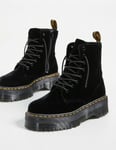 BRAND NEW IN BOX! Dr Martens Jadon Velvet Boots Size UK 12 EUR 47