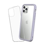 RhinoShield Coque Compatible avec [iPhone 12/12 Pro] | Mod NX - Protection Fine Personnalisable avec Technologie d'absorption des Chocs [sans BPA] - Lavande