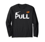 Clay Skeet pigeon shooting Pull clay Bird hunter sports Long Sleeve T-Shirt