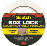 Q-Connect Taśma Pakowa Scotch®Box Lock, 48Mm X 50M, 1Szt., Transparentna