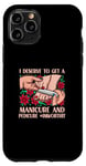 Coque pour iPhone 11 Pro Manucure Pédicure Femmes Pampering Nail Art Wellness Soins de la peau