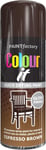 Paint Factory Colour It Quick Drying Paint Gloss Finish Espresso Brown 400ML