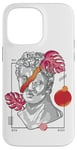 Coque pour iPhone 14 Pro Max Vaporwave Buste romain Surréaliste Statue rétro Futurisme Esthétique