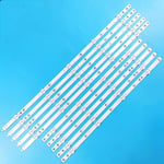 Bande LED tv pour téléviseur, 1 ensemble = 10 pièces, pour lèvres Ph 50 ''LB50086 V1_00 LB50086 V0_00 LB50082 LB50089 50PUS6162/12 50PUS7383/12 TPT500U1-QVN03.U 1set Nipseyteko