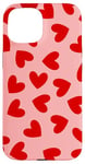 Coque pour iPhone 15 maneater coeur amour valentines rouge rose mignon rétro girly y2k