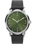 Automatisch Herrenuhr TIMEX MARLIN TW2V44600 Leder Noir Vert