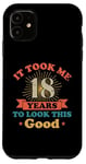 Coque pour iPhone 11 Live Legend 18th years Vintage Birthday Party Celebration