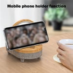 Charging Bluetooth Speaker Phone Stand Wireless Charger Table Lamp For iPhone