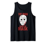 The Man Behind The Mask Lazy Halloween Costume Horror Movie Tank Top