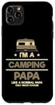 Coque pour iPhone 11 Pro Max Camping-car glacière Nature Lover Camping Papa Like Normal Papa