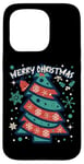 Coque pour iPhone 15 Pro Merry X-Mas Pull de Noël moche Père Noël