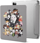 Bungo Stray Dogs Duplicate Ipad Pro Case 2021 Avec Plumier, Antichoc, Veille/Réveil Automatique, Housse De Protection Transparente Pour Tablette 11 Pouces