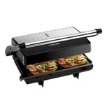 SL-106 Panini Press Grill, 180° Flat Open Sandwich Toaster with