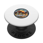 Chandler Arizona AZ Cactus Desert Vacances Randonnée Aventure PopSockets PopGrip Adhésif