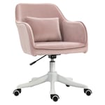 Office Chair with Electric Vibration Massage Lumbar Pillow, Wheels