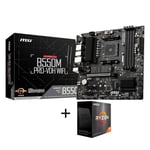 AMD Ryzen 7 5700X3D 8 Core 4.1GHz 3D-V Cache, MSI B550M PRO-VDH CPU Bundle