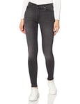 7 For All Mankind Women's Hw Skinny Jeans, Black (Black BF), W24/L29 (Size: 24)