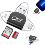 Lecteur De Carte Sd Tf Universelle Multiport 4 En 1, Lecteur Carte Sd Usb C Compatible Avec Ios 8 Et Supérieur/Osx/Windows/Linux/Android, Lecteur Carte Sd, Pour Appareil Photo, Téléphone