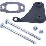 Husqvarna 50 51 55 Ranch Parts Hg kanssa yhteensopivat äänenvaimentimen pultit mutteritiivisteen pultit