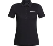 Logo W pikétröja Dam W Polo-BLACK S