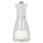 Cole & Mason H35702P Pina Clear Salt Mill, Precision+, Acrylic, 125 mm, Single, Includes 1 x Salt Grinder