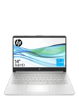 HP 14s-dq5013na Laptop, Intel Core i3 Processor, 4GB RAM, 128GB SSD, 14” Full HD, Natural Silver